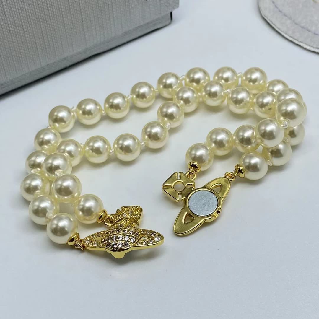 Vivienne Westwood Double-Strand Pearl Necklace